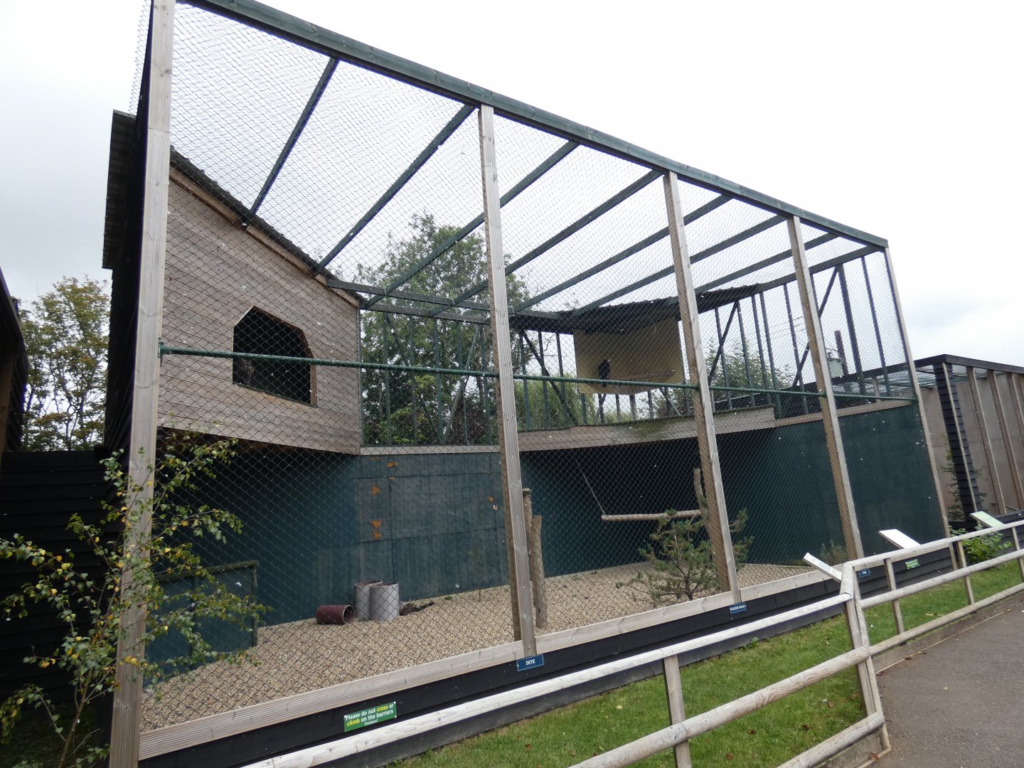 Golden eagle aviary (Suffolk Owl Sanctuary)