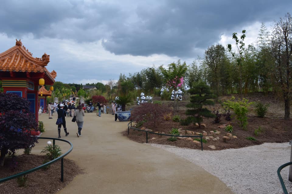 Golden monkeys enclosure