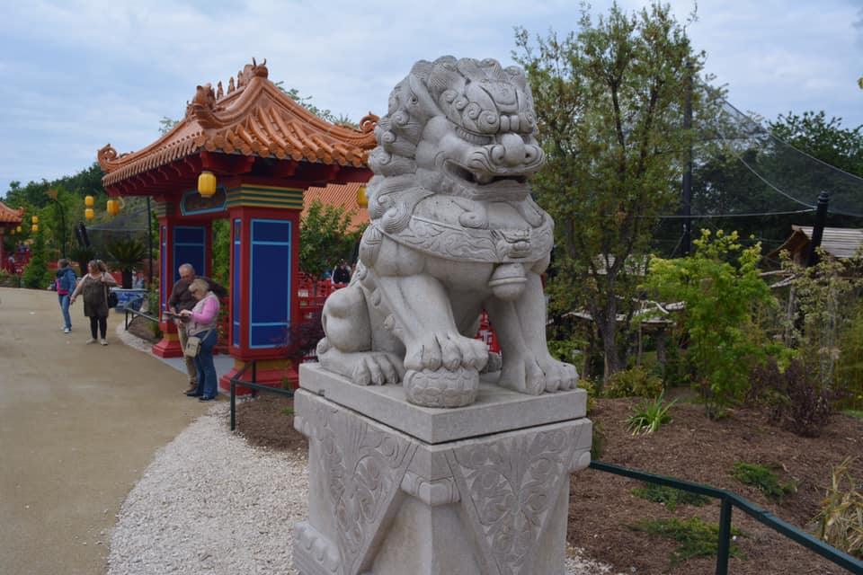 Golden monkeys enclosure