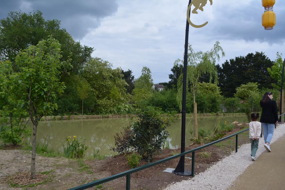 Golden monkeys enclosure