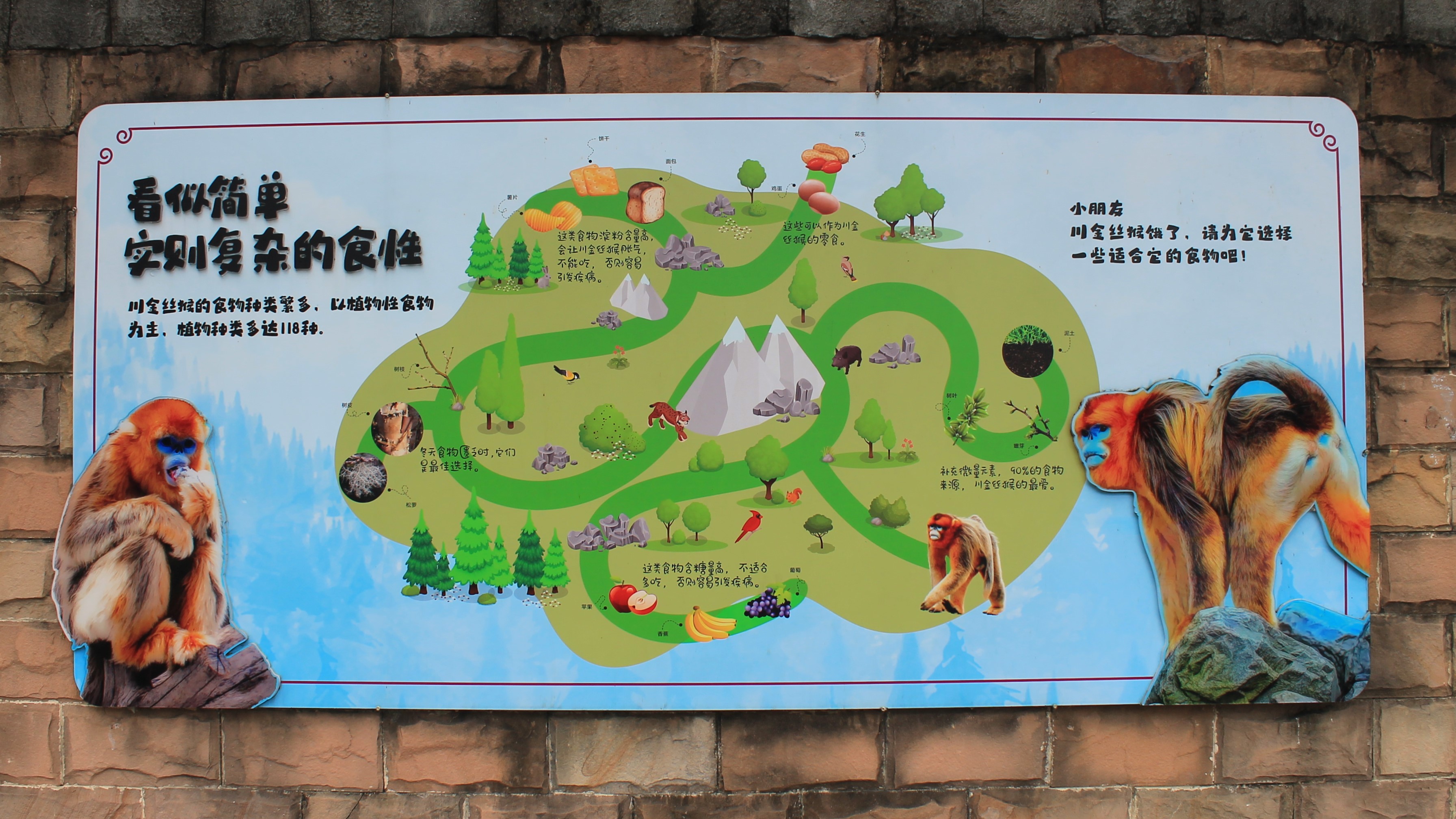 Golden Snub-nosed Monkey sign