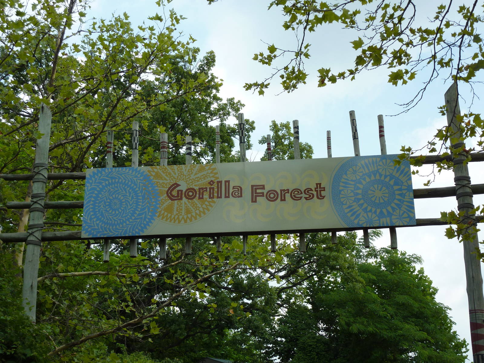 Gorilla Forest - Entrance Sign