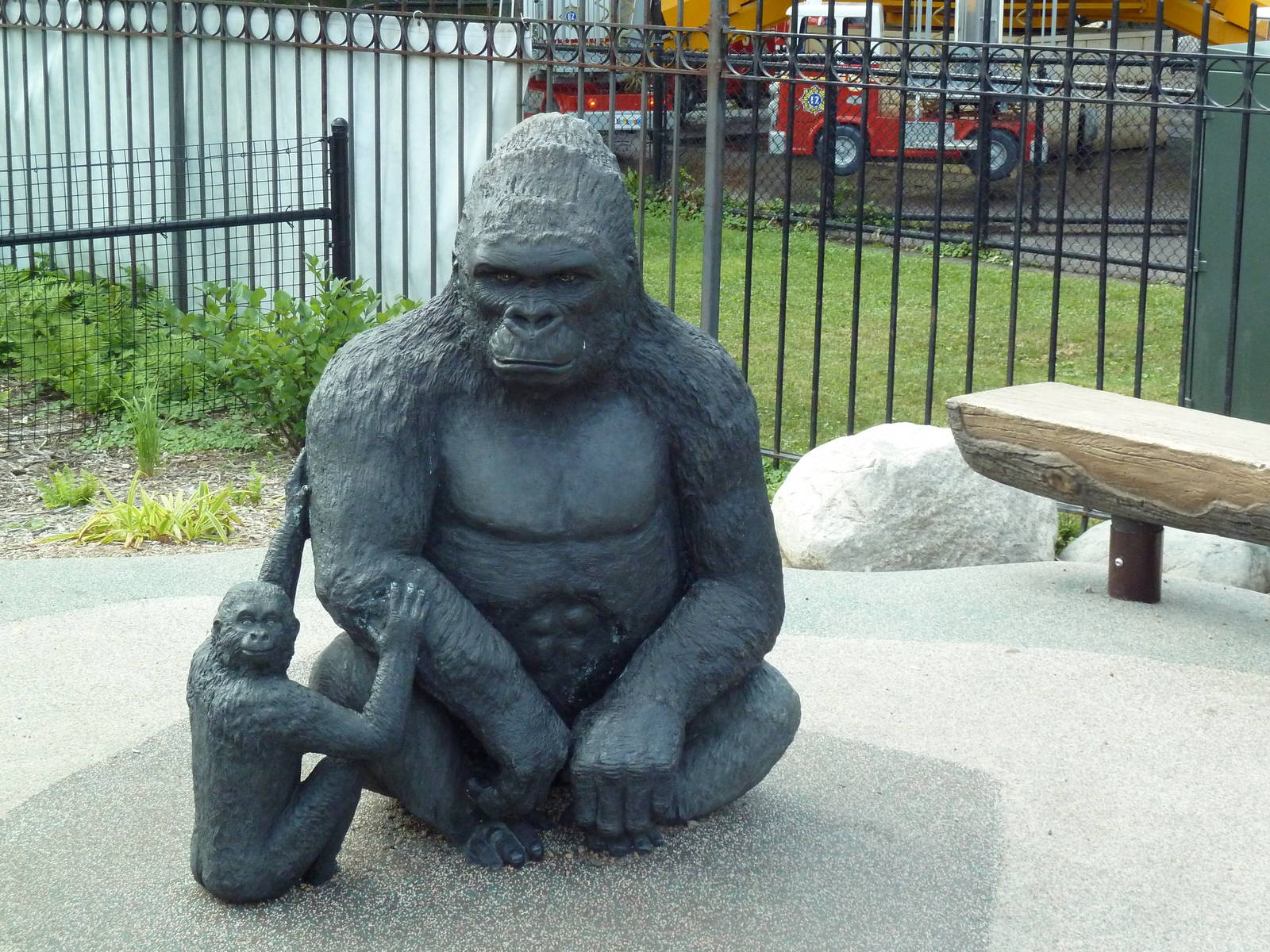 Gorilla Forest Statue (New in 2013)