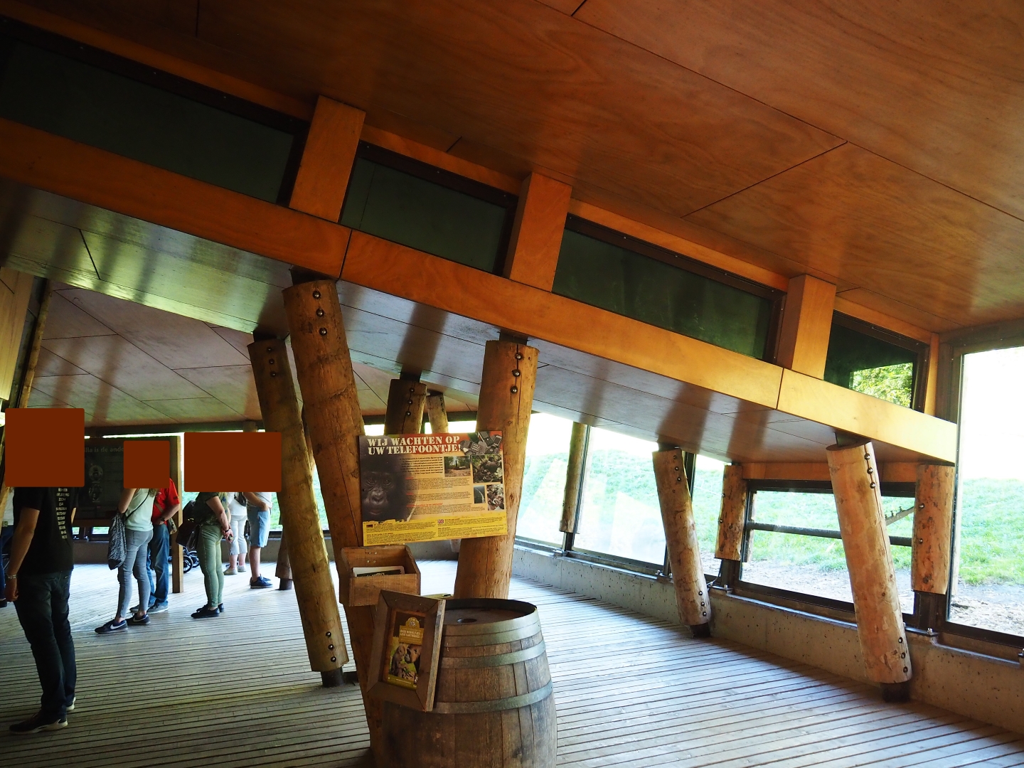 Gorilla house visitor area (Oct 13th, 2018)