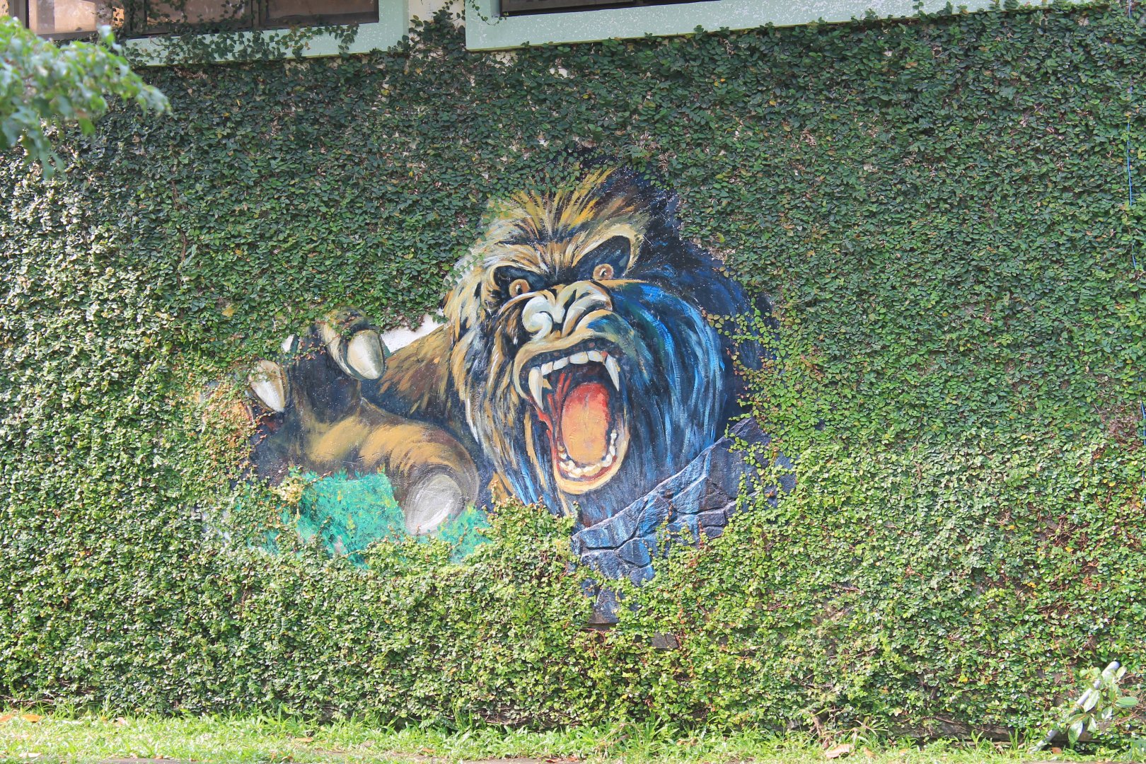 gorilla mural