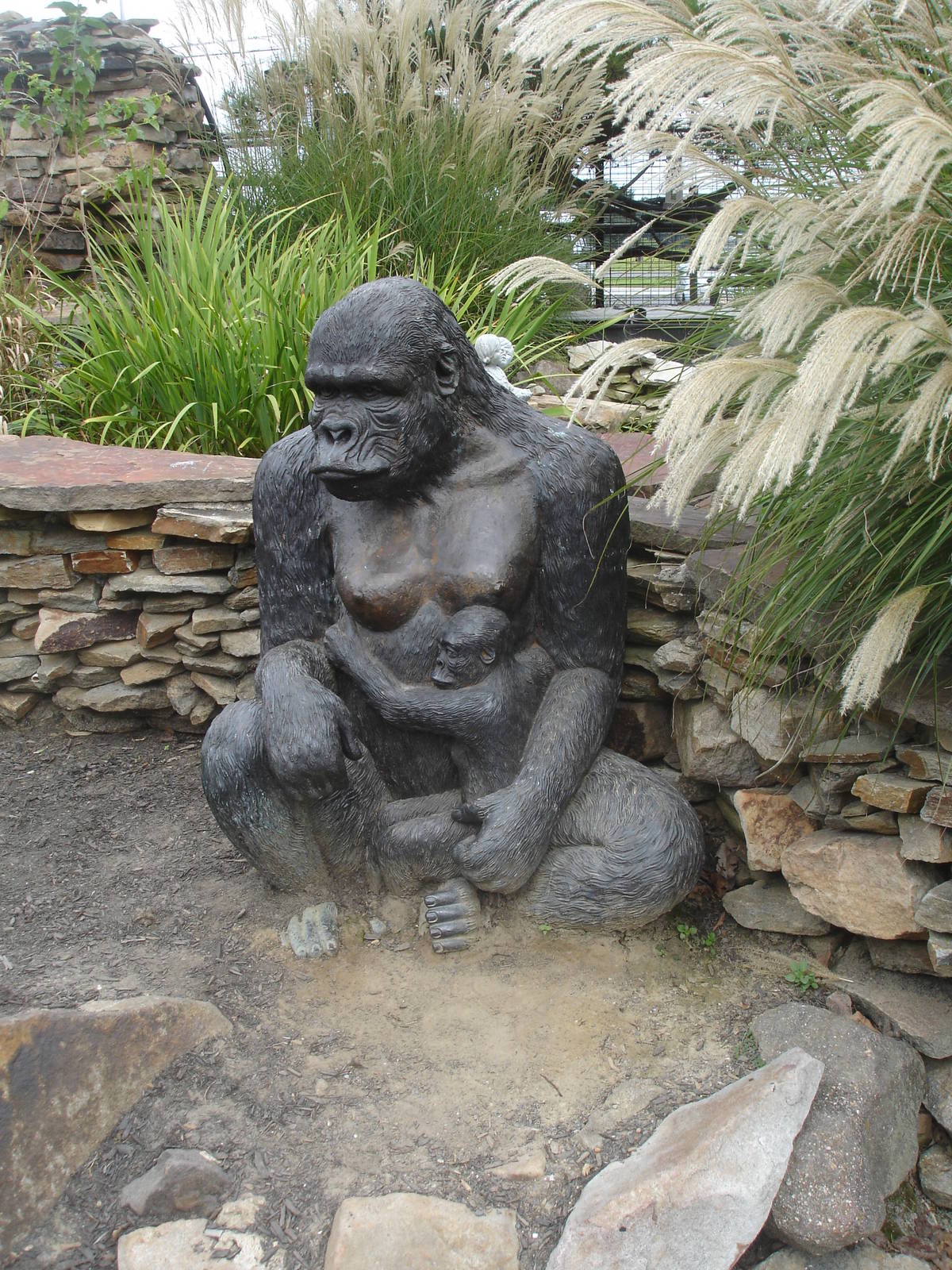 Gorilla sculpture