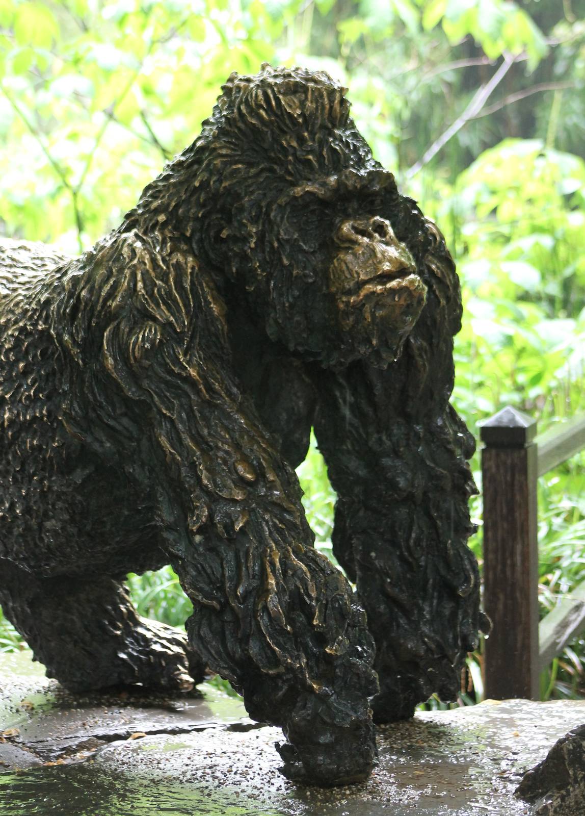 Gorilla statue