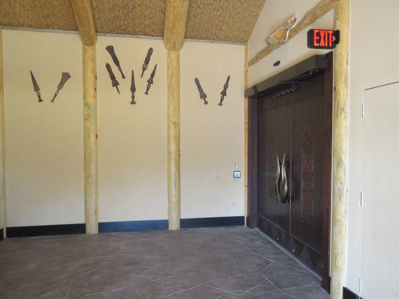 Gorillas of the African Forest - Arrival Building (8 foot doors!)