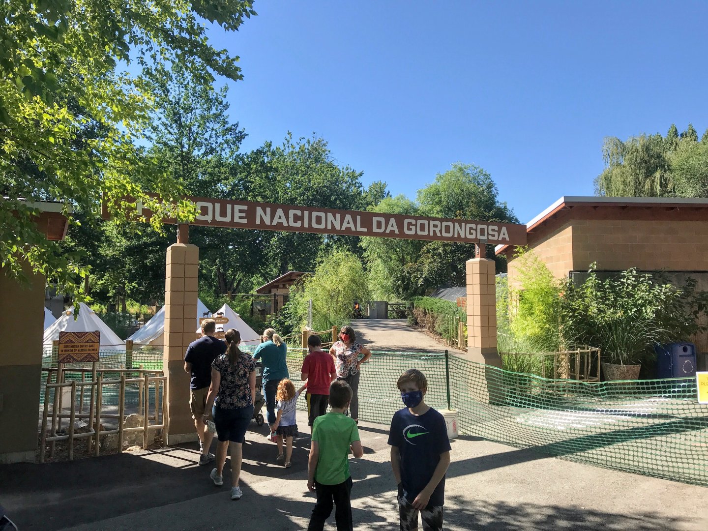 Gorongosa Exhibit Entrance