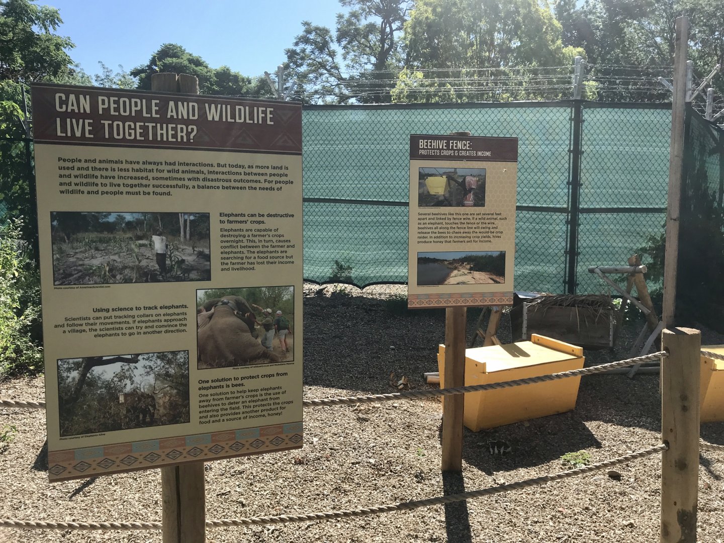Gorongosa Exhibit - Farm Area