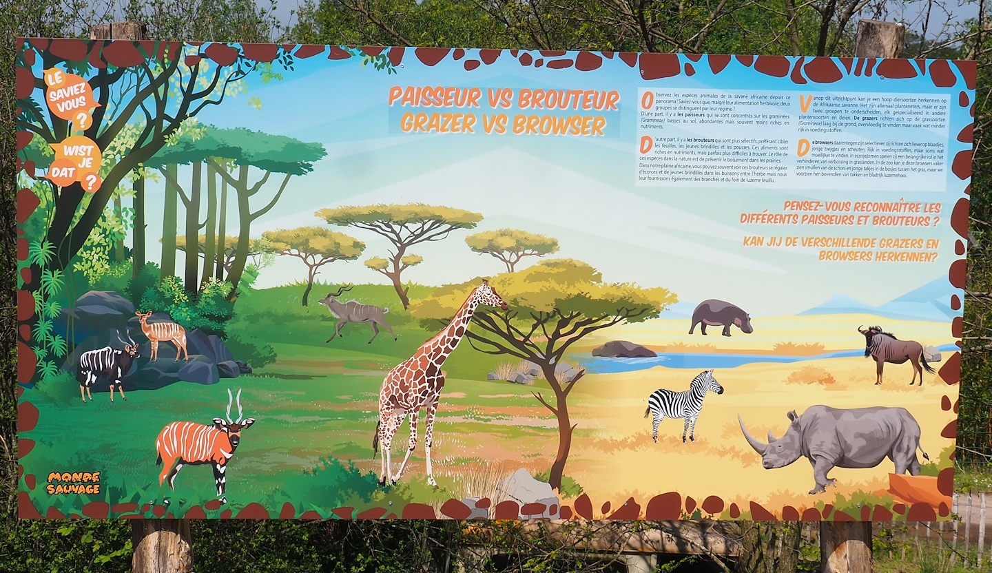 Grazers and browsers signage, 2023-05-19