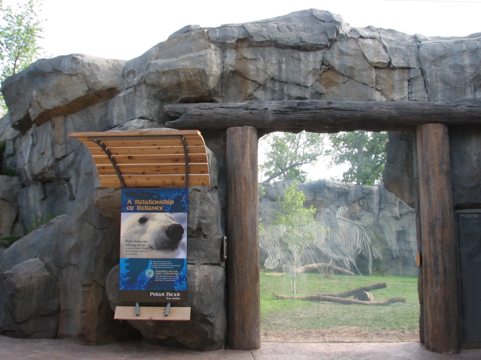 Great Bear Wilderness - First Polar Bear Exhibit - Second Outdoor Viewing A
