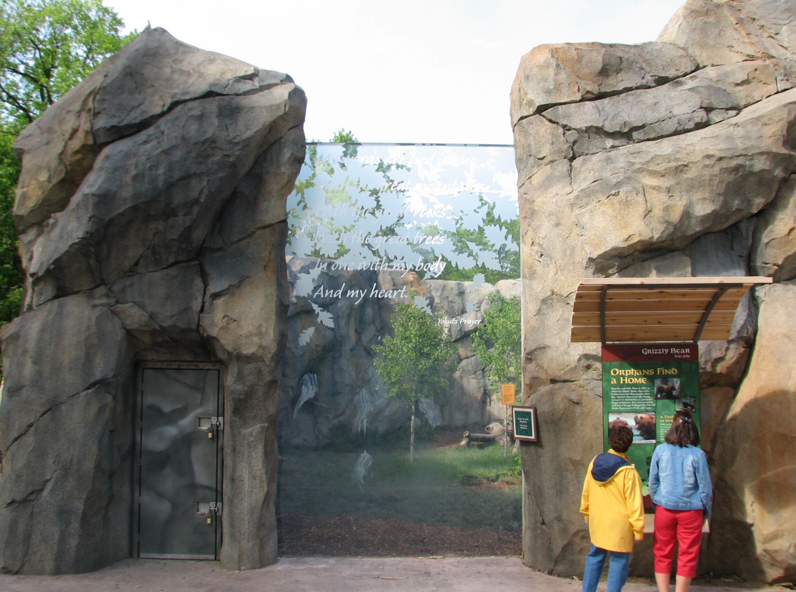 Great Bear Wilderness - Grizzly Bear Exhibit - First Outdoor Viewing Area