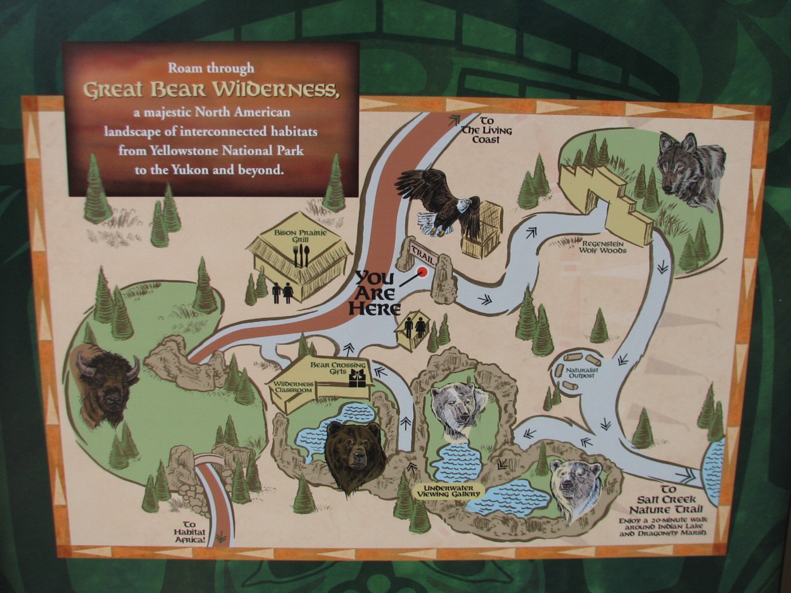 Great Bear Wilderness - Map