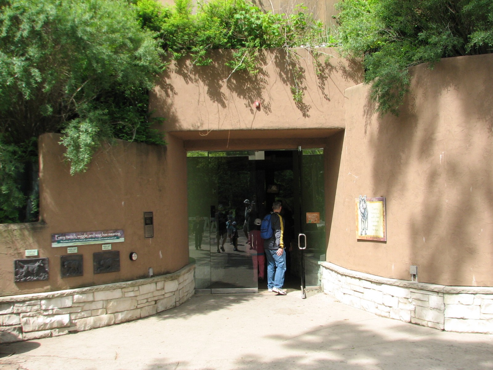 Great Bear Wilderness - Wolf Woods - Viewing Building Entrance