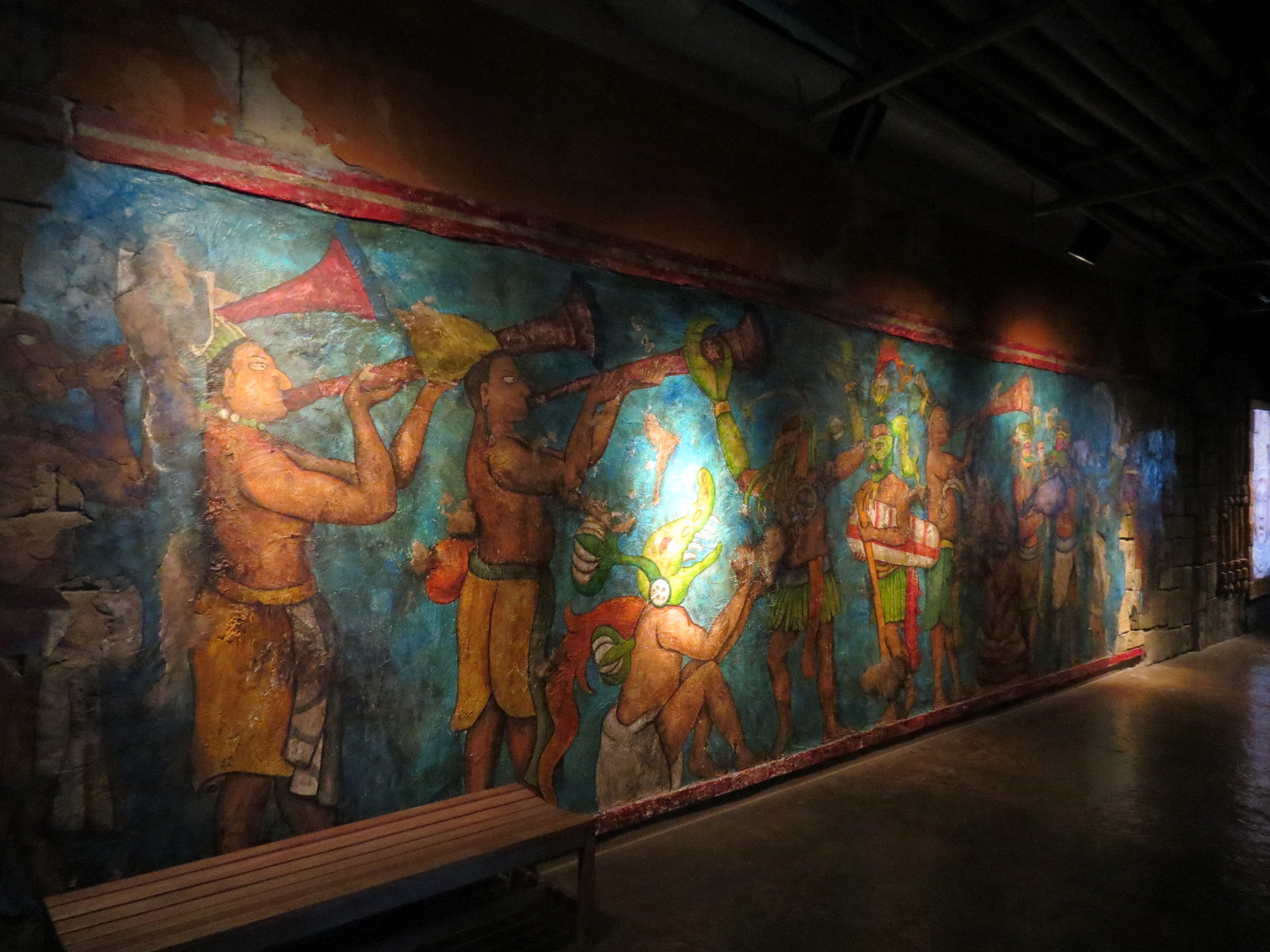 Great Maya Reef - Simultaed Temple Wall Art