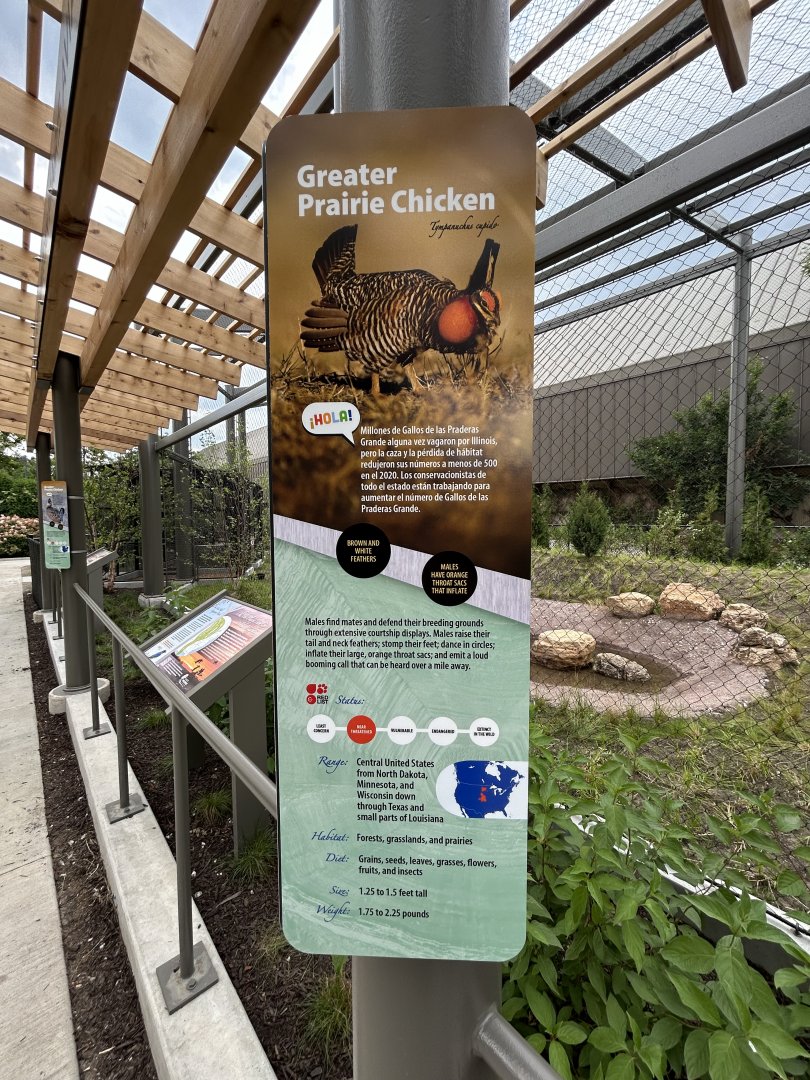 Greater Prairie-Chicken Signage