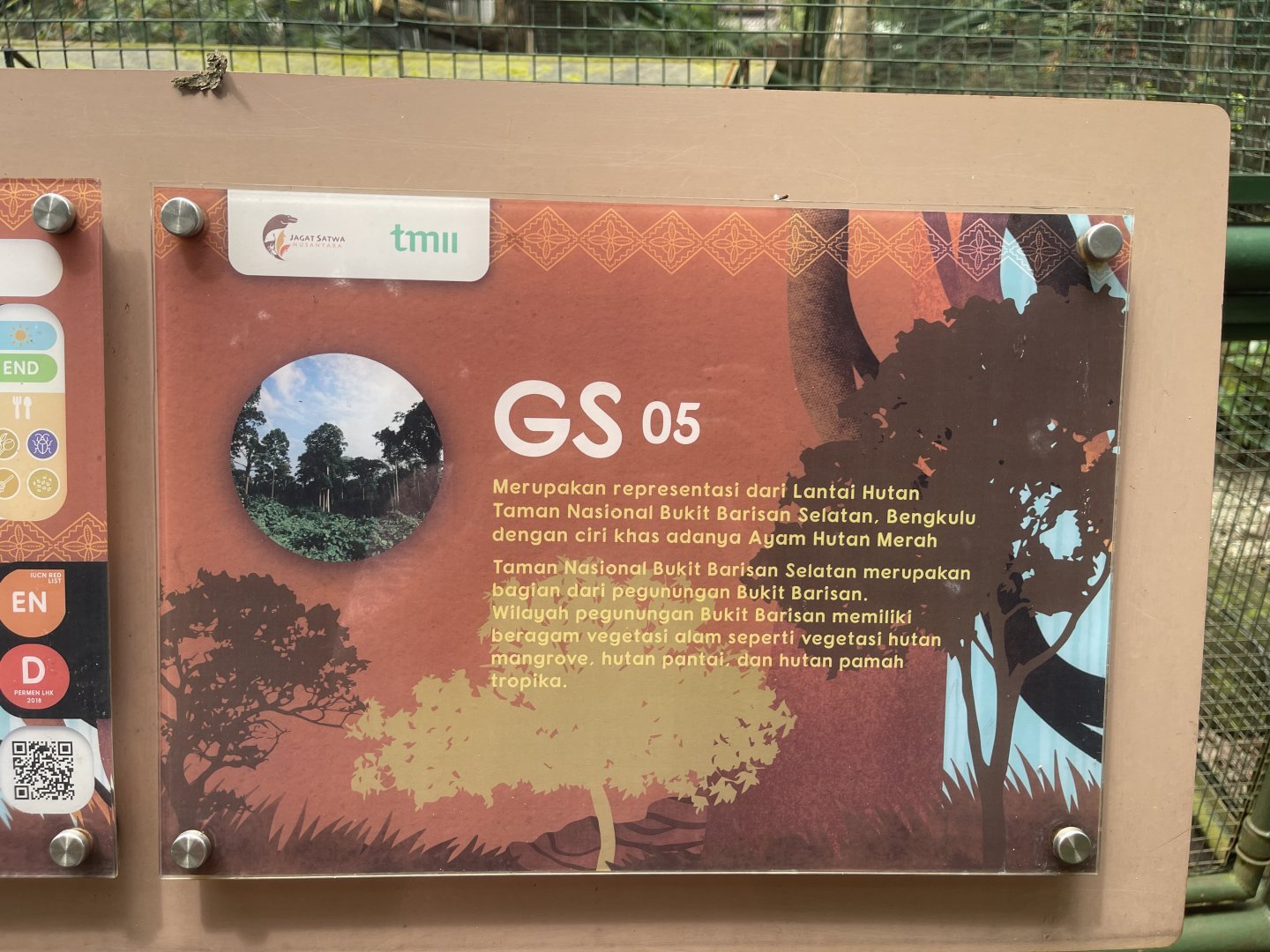 greater sunda - aviary no. 5 signage - taman burung