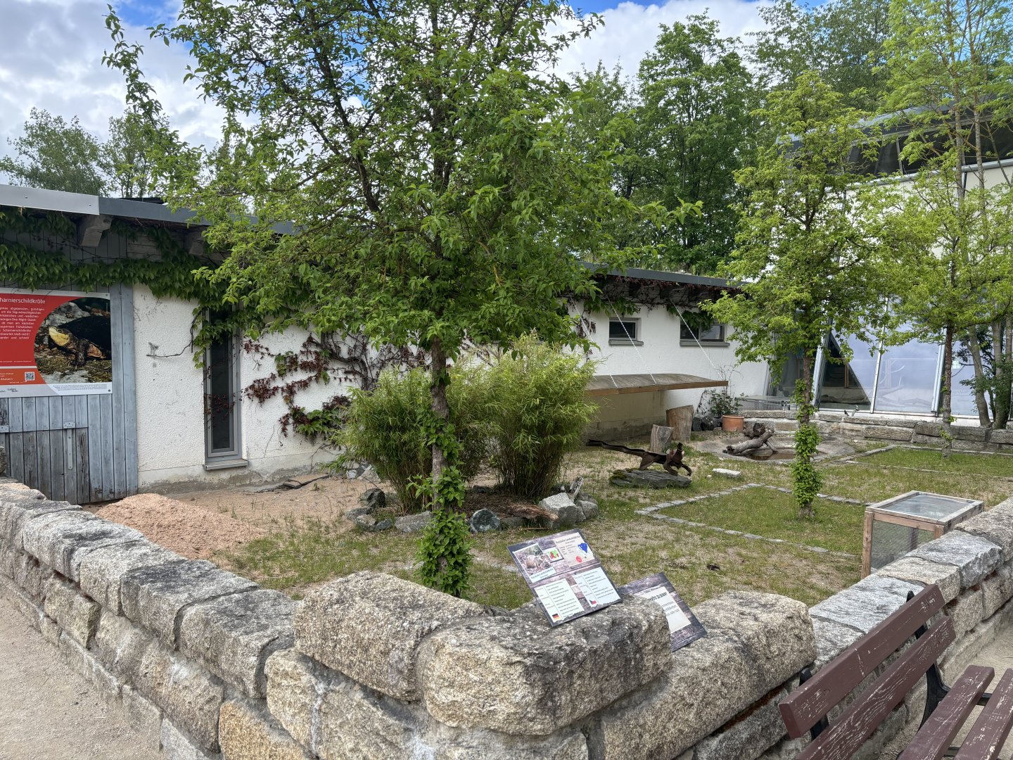 Greek and Russian Tortoise Enclosure at Zoologischer Garten Hof
