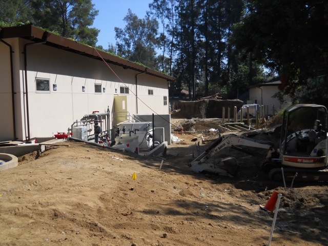 Green roof on main LAIR building