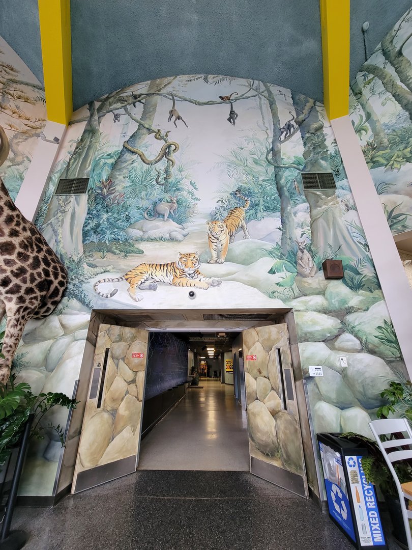 Greensboro 2/2023 - Mural inside entrance