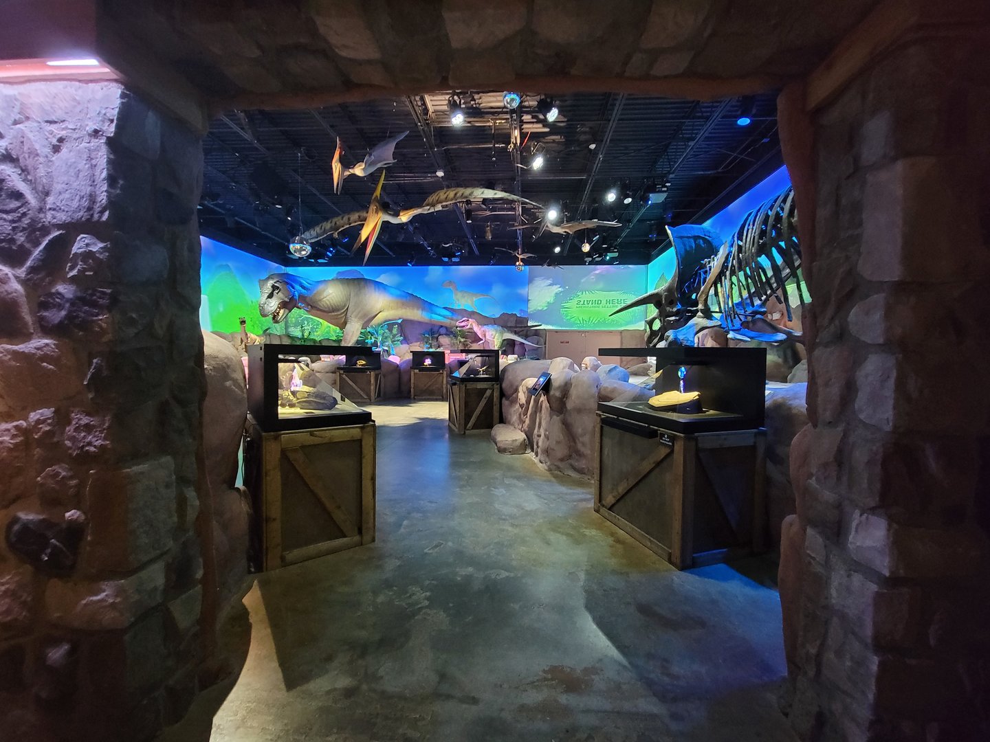 Greensboro 2/2023 - Prehistoric Passages, main area