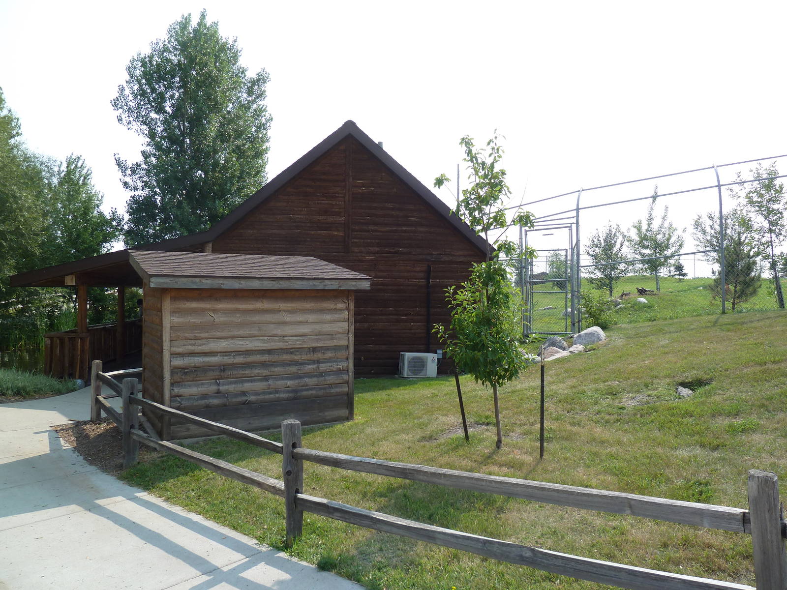 Grey Wolf Exhibit - Cabin Exterior