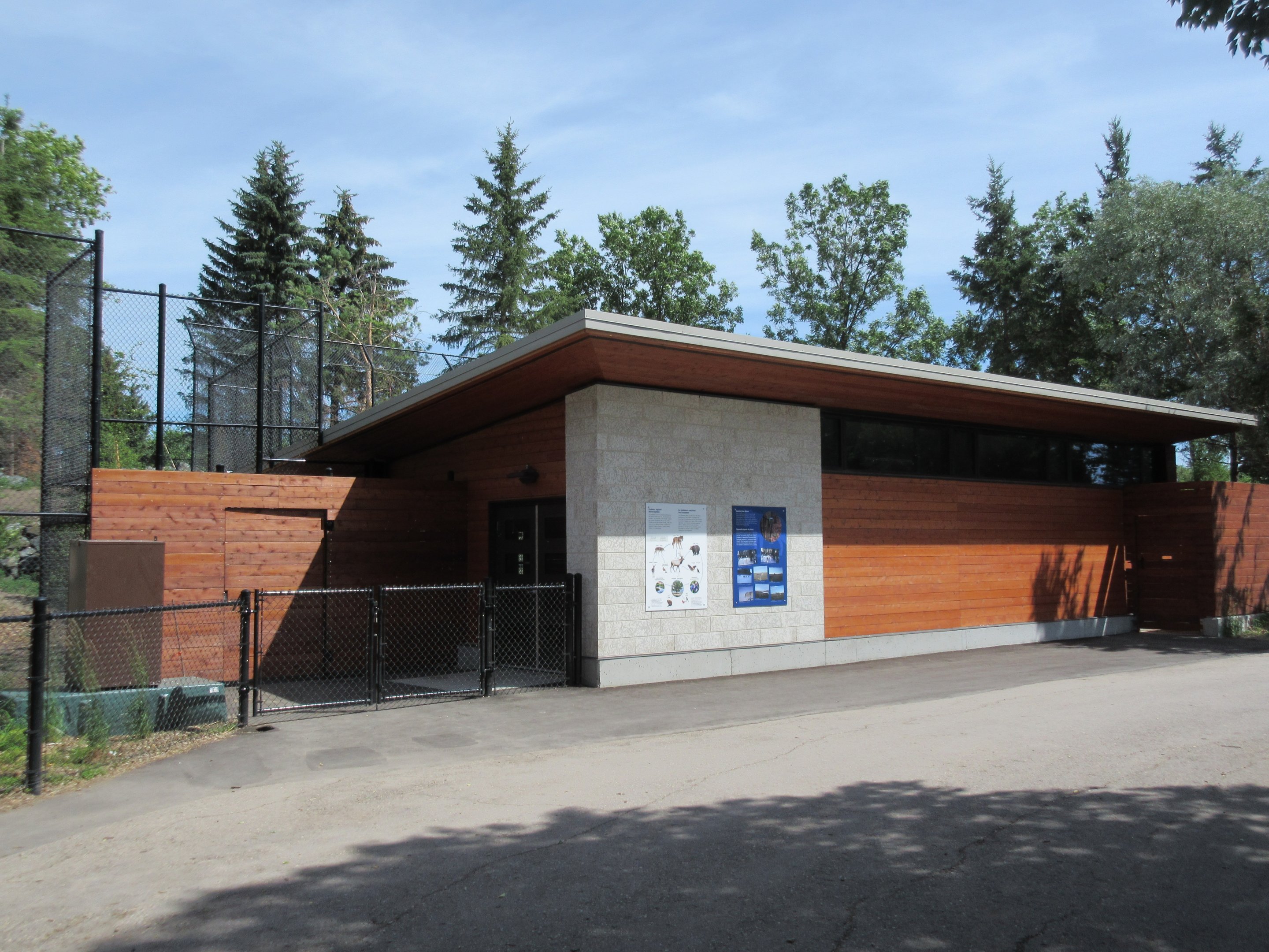 Grey Wolf Exhibit (Holding Area) - New in 2018