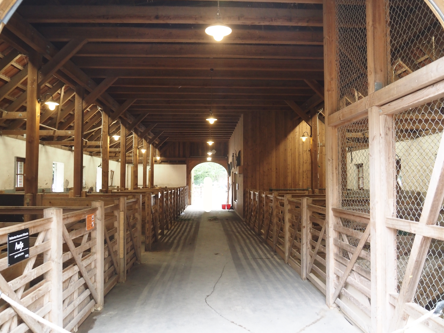 Grimberger Hof farm area - Domestic animal stables, 2024-08-05