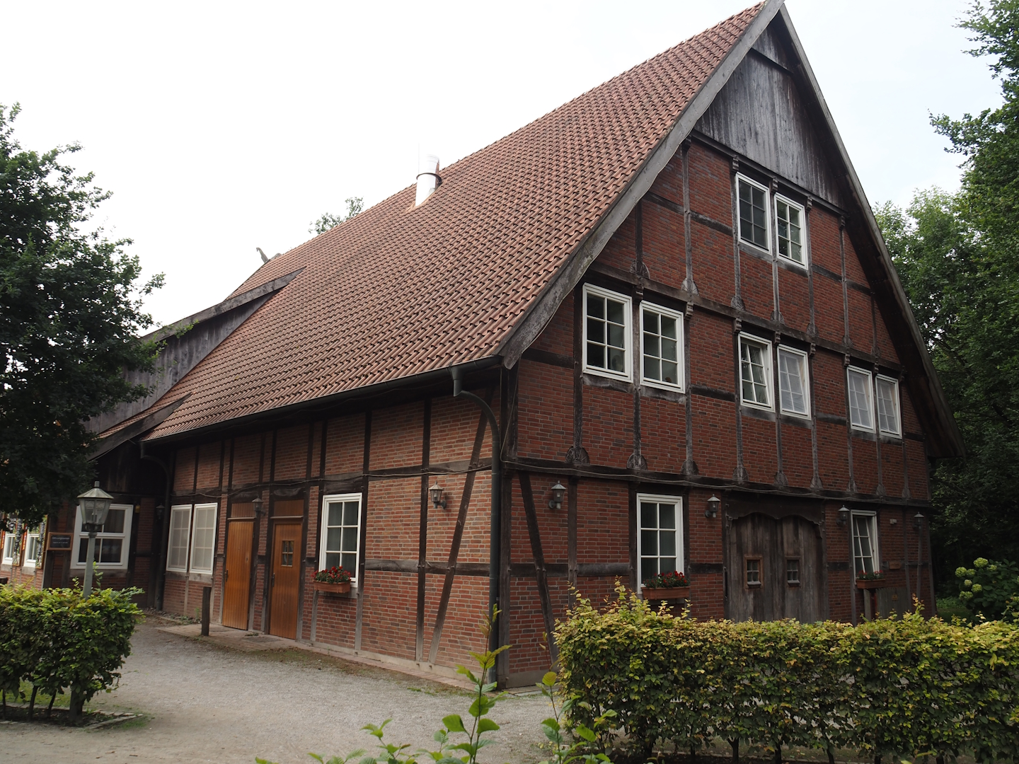 Grimberger Hof farm area - Restaurant building, 2024-08-05