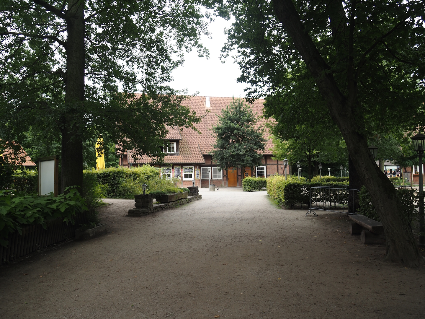 Grimberger Hof farm area - Restaurant building, 2024-08-05
