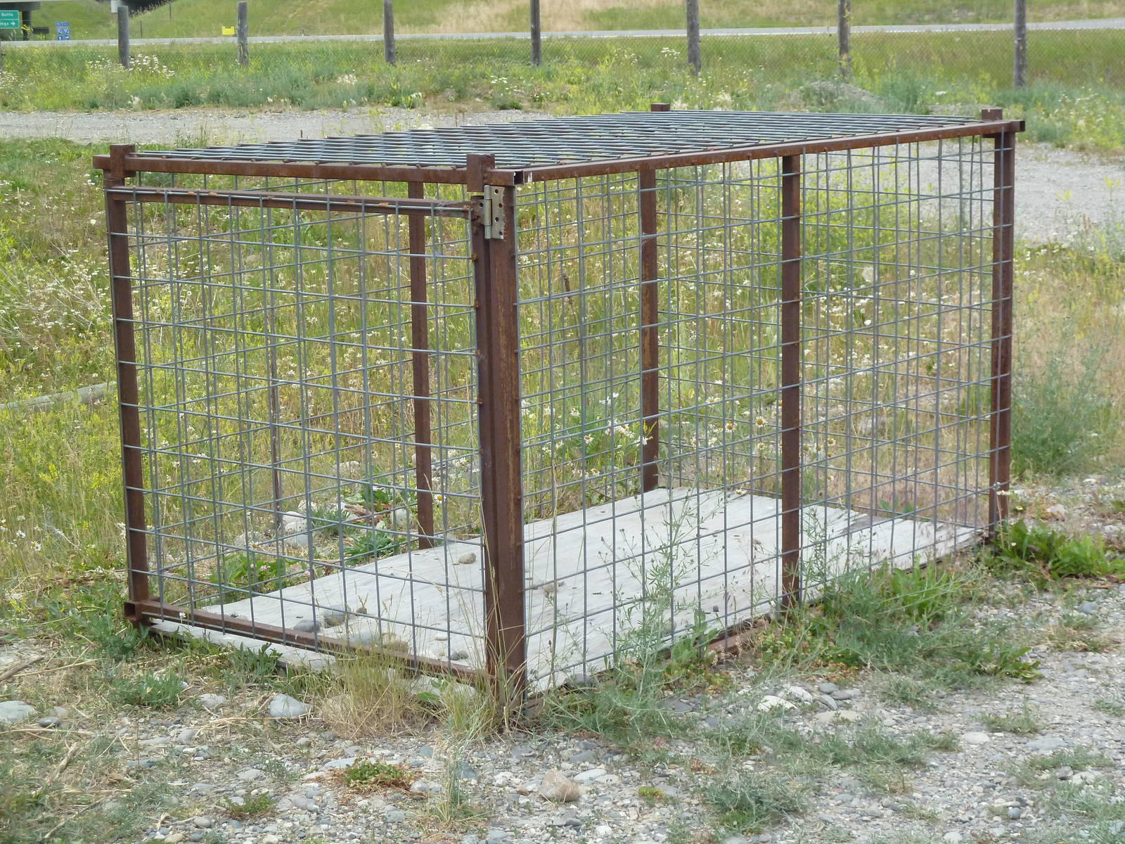 Grizzly Bear Cage (see below for story)
