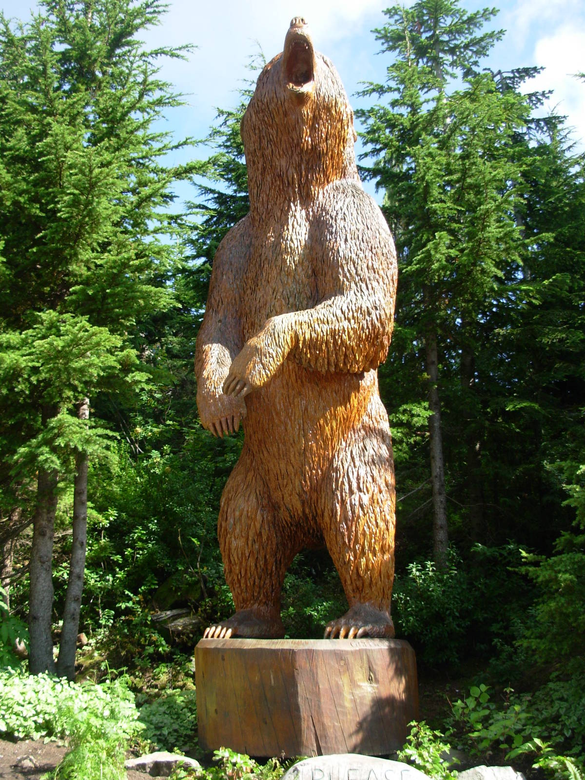Grizzly Bear Statue