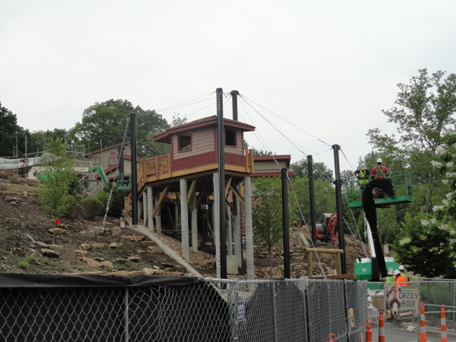 Grizzly Ridge Construction  2013.06.09 (Aviary Netting Installation)