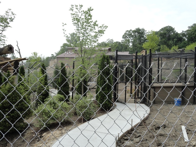 Grizzly Ridge Construction  2013.06.09 (Bald Eagle Exhibit From Side)