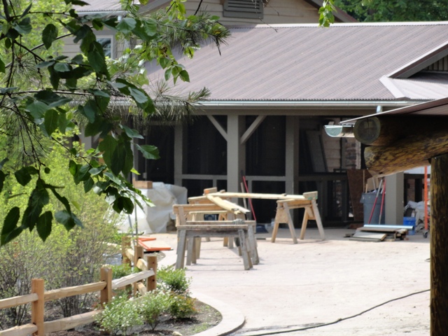 Grizzly Ridge Construction  2013.06.09 (Small Mammal Porch Area)