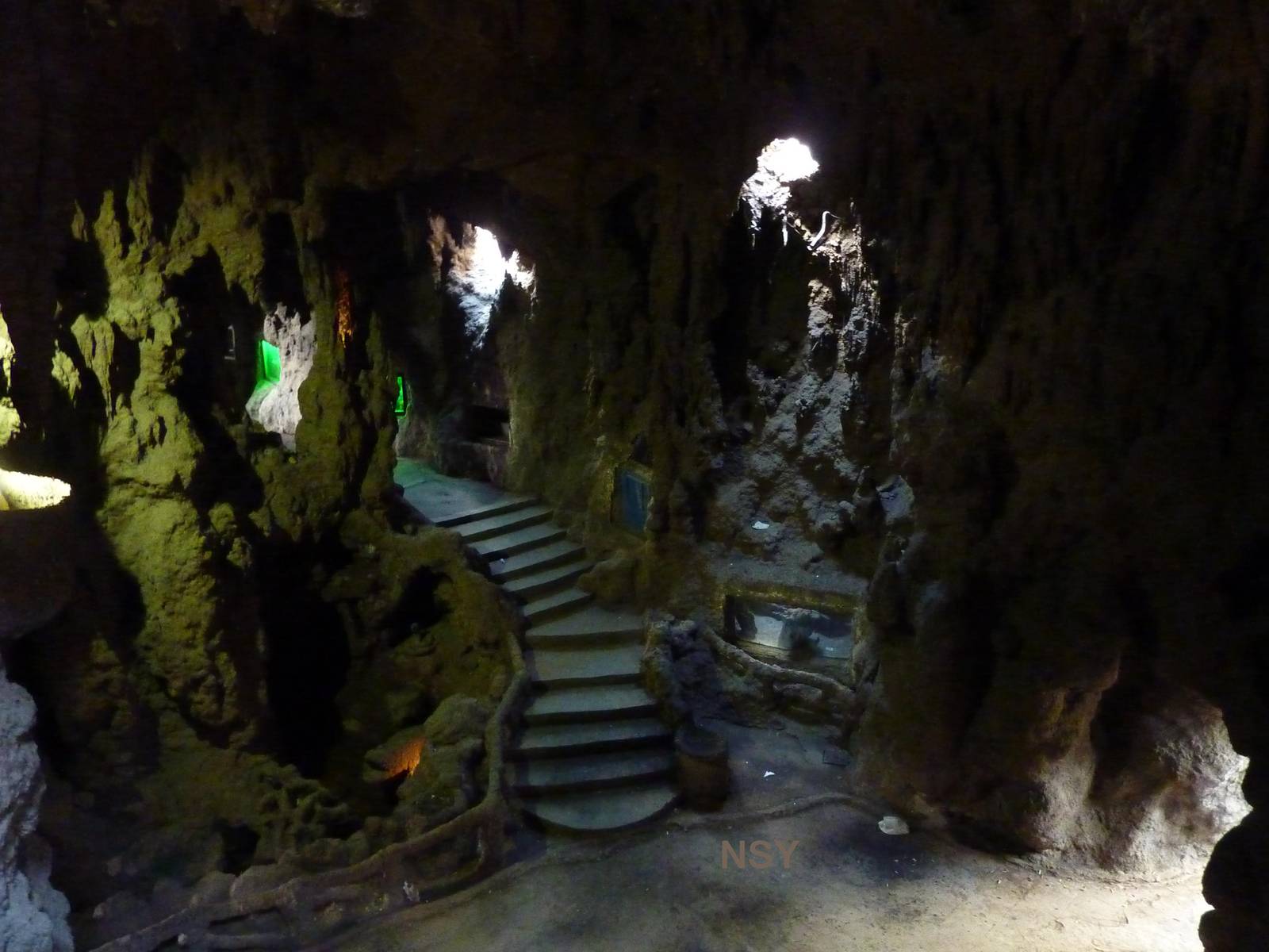 Grotto interior, April 2013.