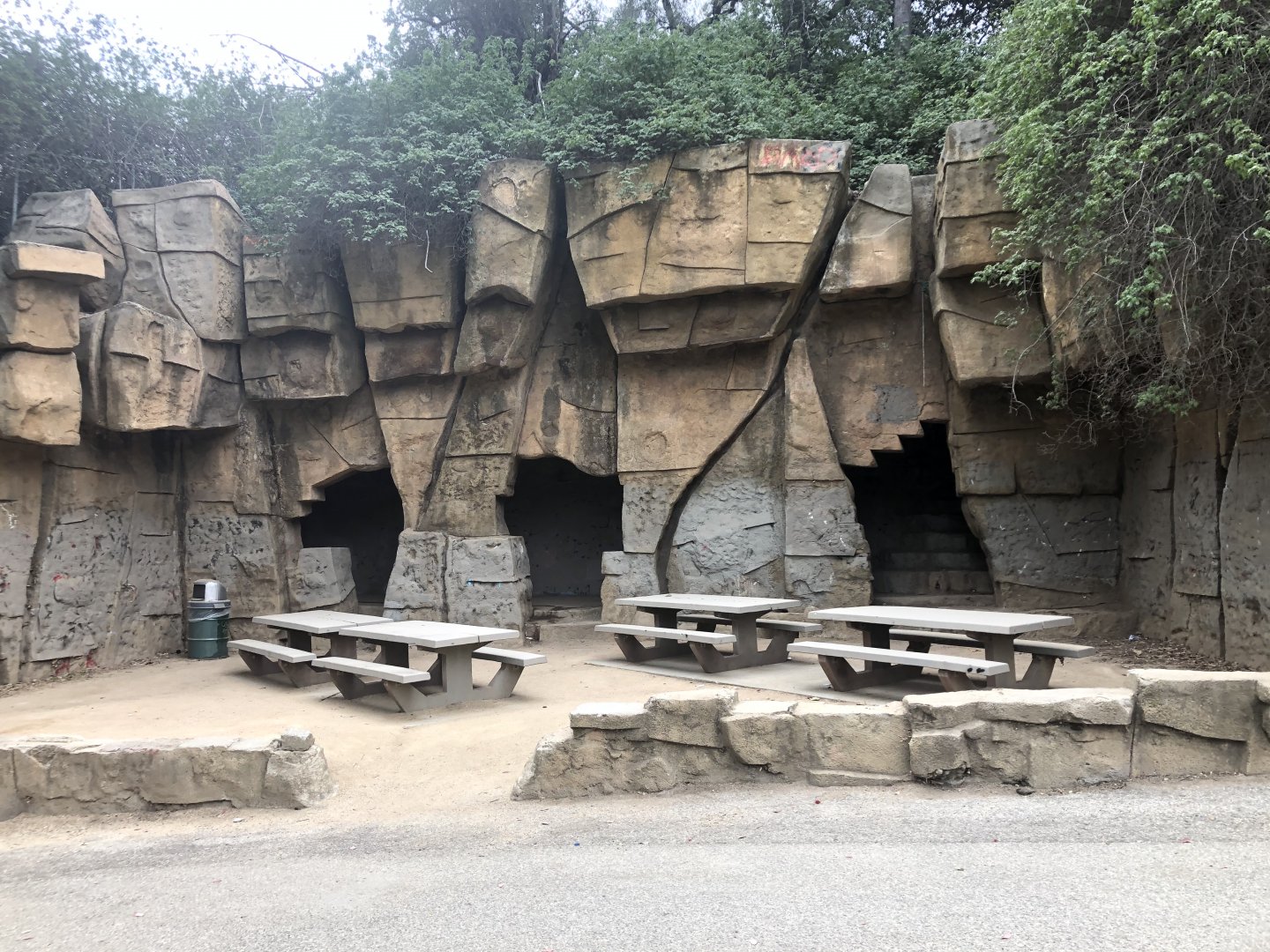 Grotto the stairs lead to