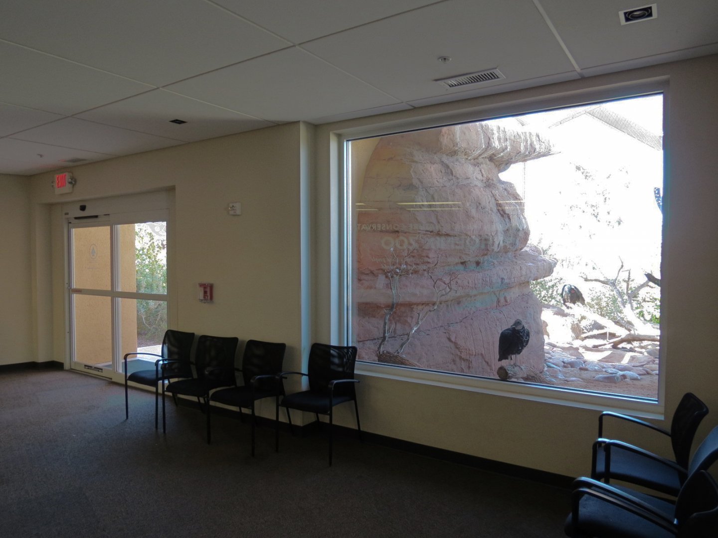 Guest Services Building - Interior View of Native Species Exhibit