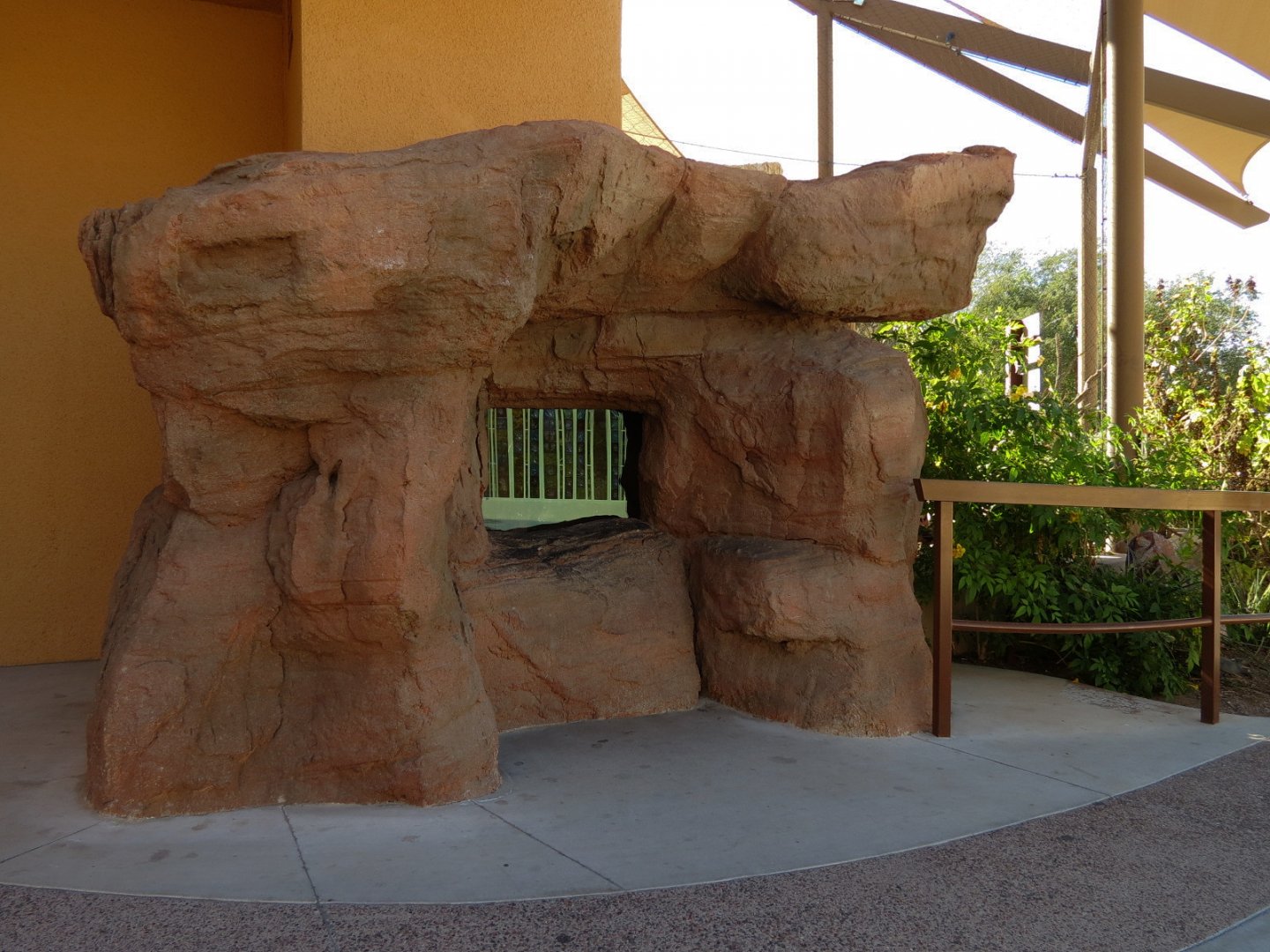 Guest Services Building - Native Species Exhibit Cave View