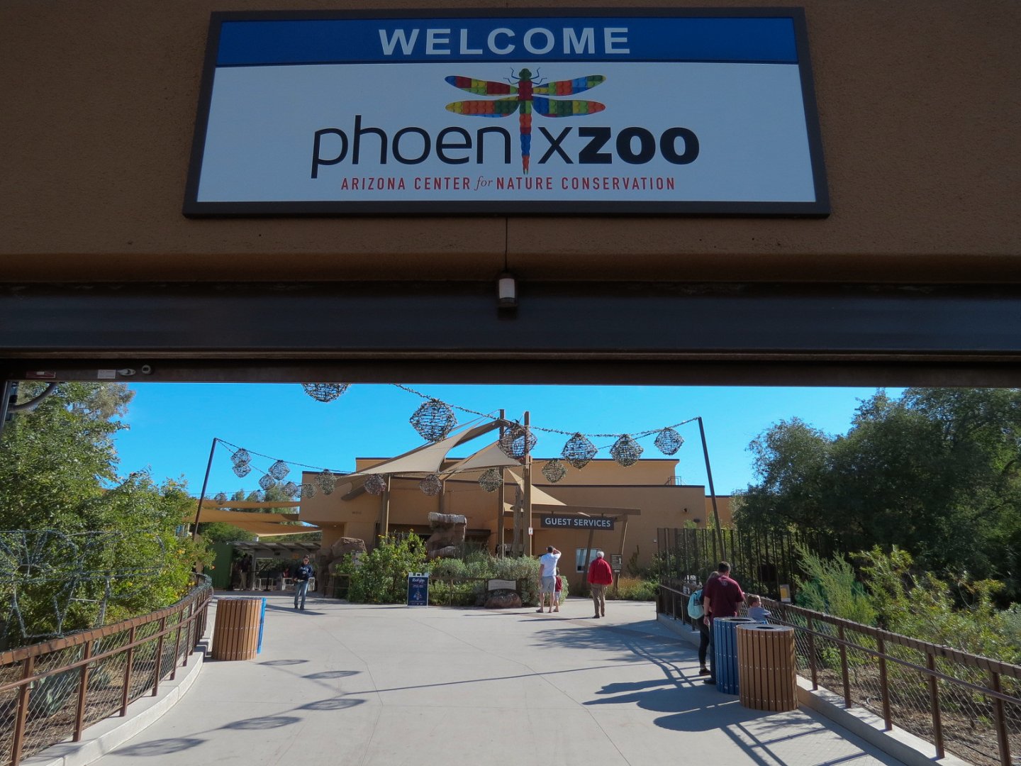 Guest Services Building - View from Entry Bridge