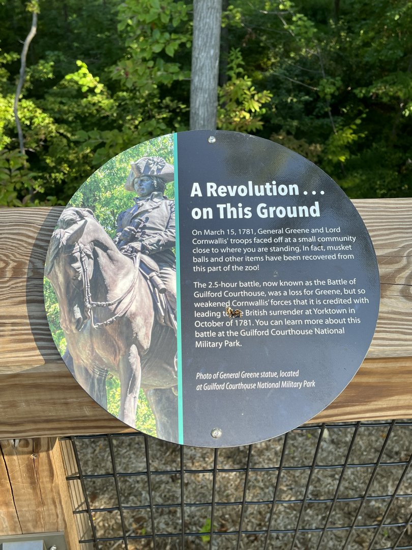 Guilford Courthouse Battle Signage