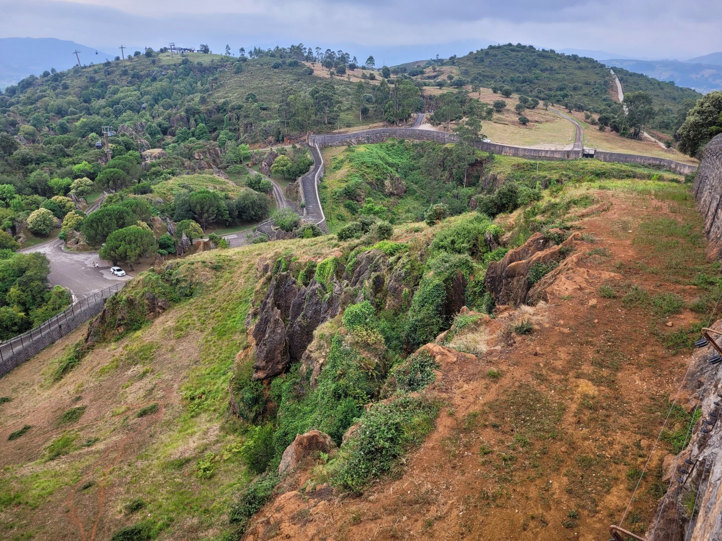 Guinea baboon exhibit -Parque de la Naturaleza de Cabárceno (2022)