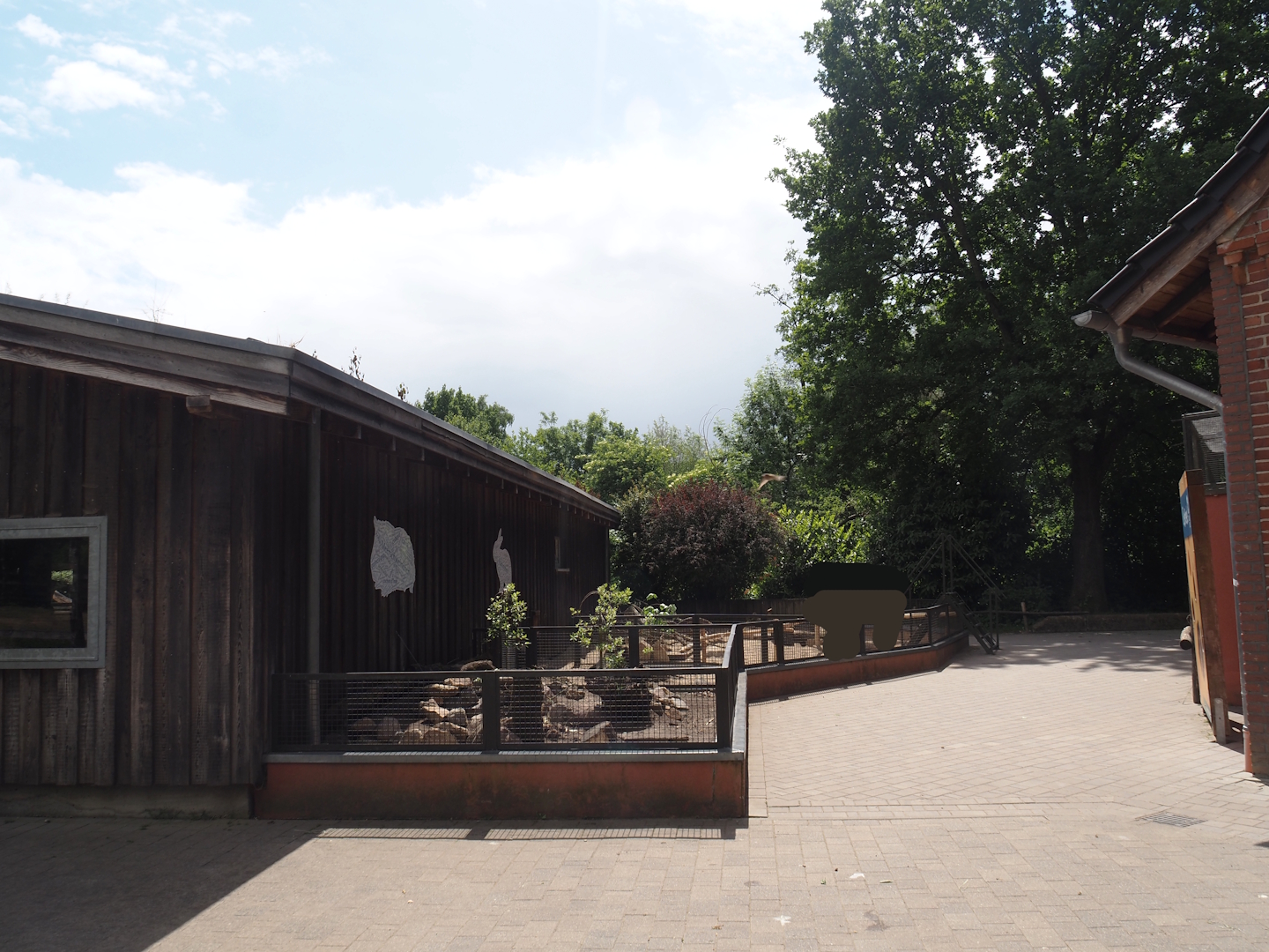 Guinea pig and Rabbit outdoor pens and walkway next to rodent exhibits, 2025-05-22