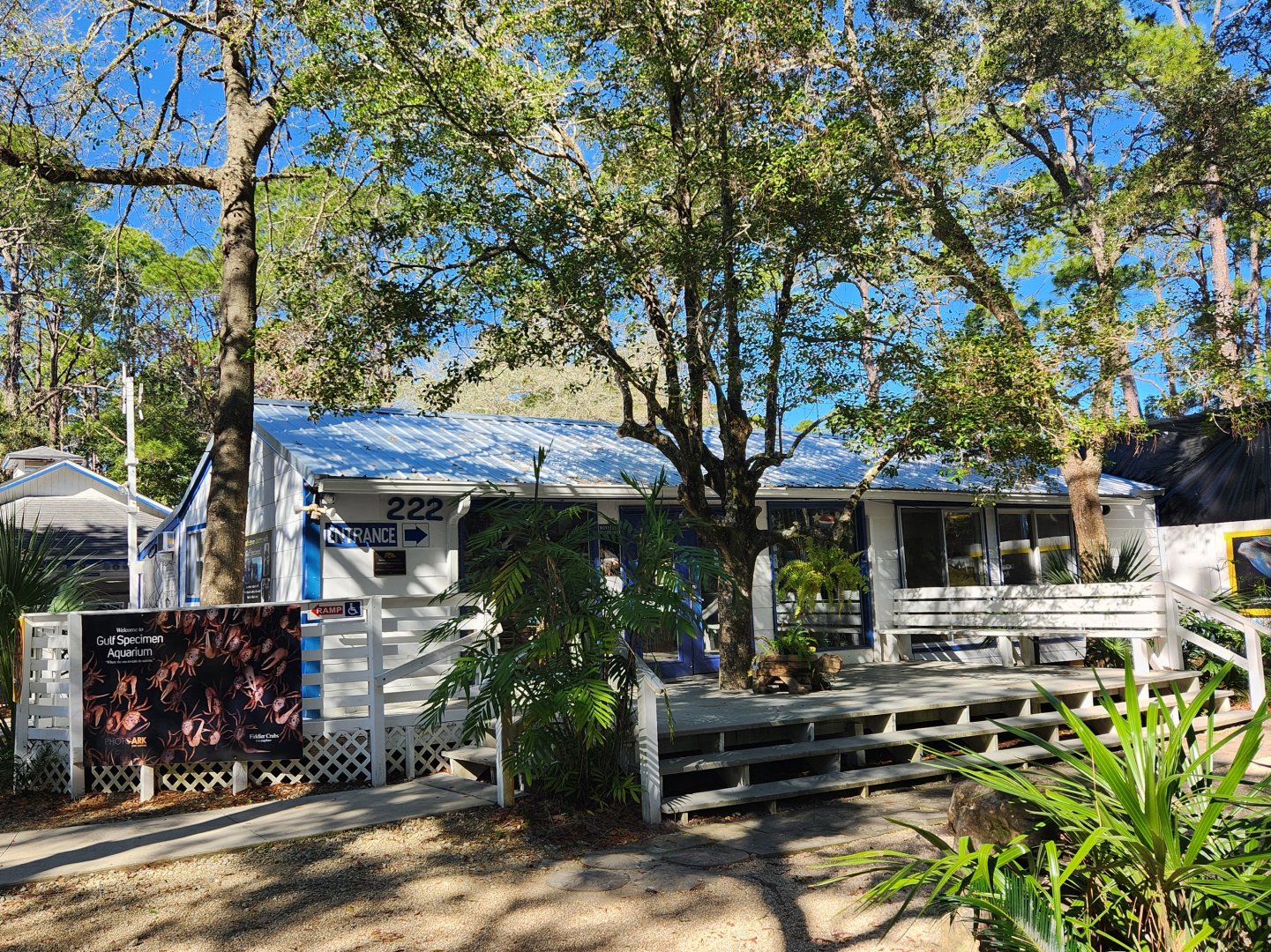 Gulf Specimen Aquarium - Entrance building