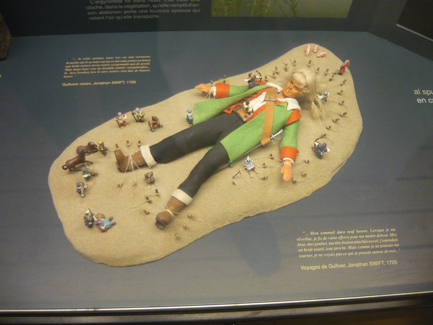 Gulliver and Lilliputians