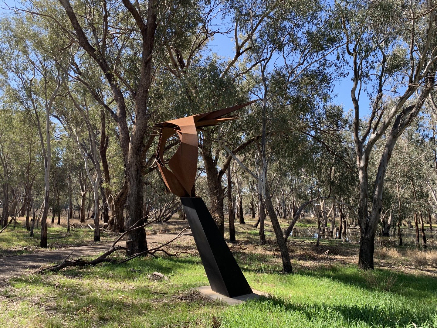Gum Swamp - Hunter Sculpture