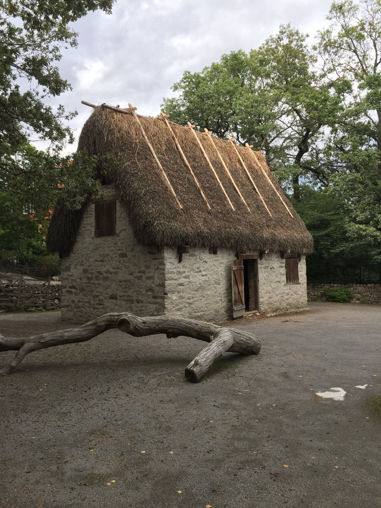 Gute sheep enclosure