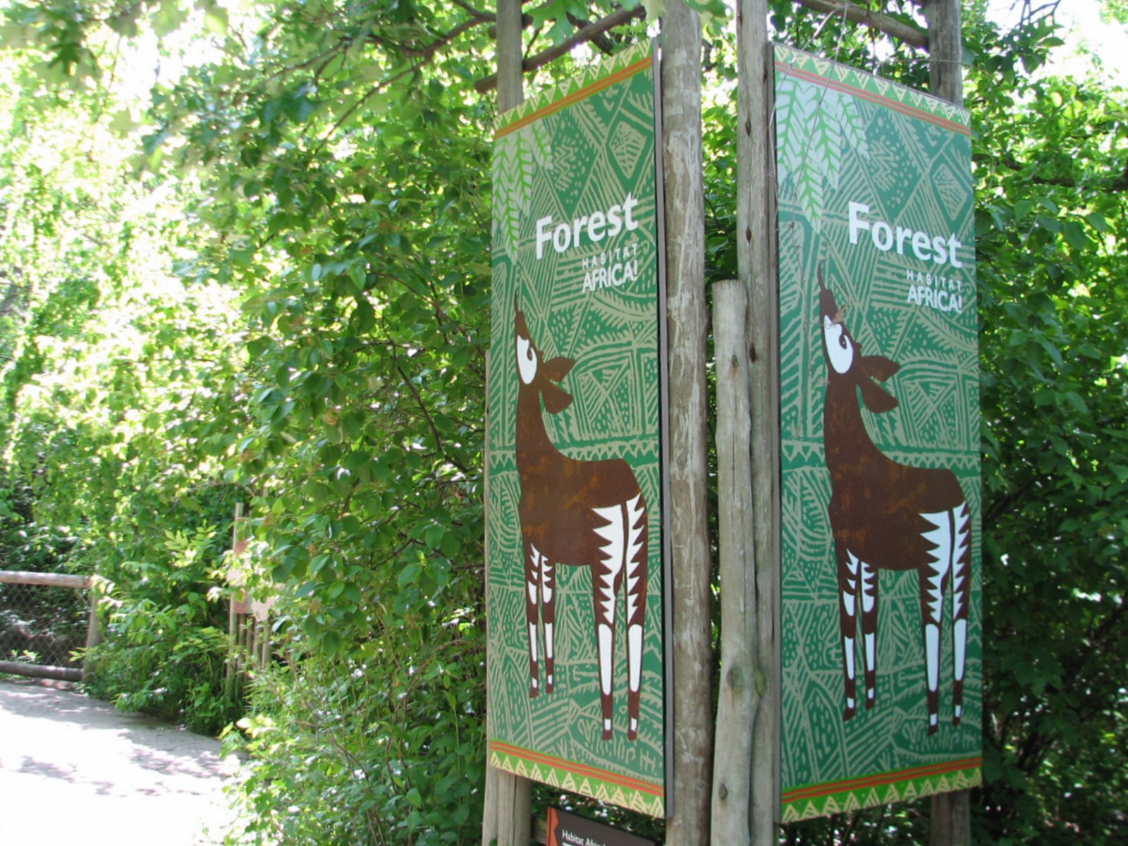 Habitat Africa! The Forest - Sign