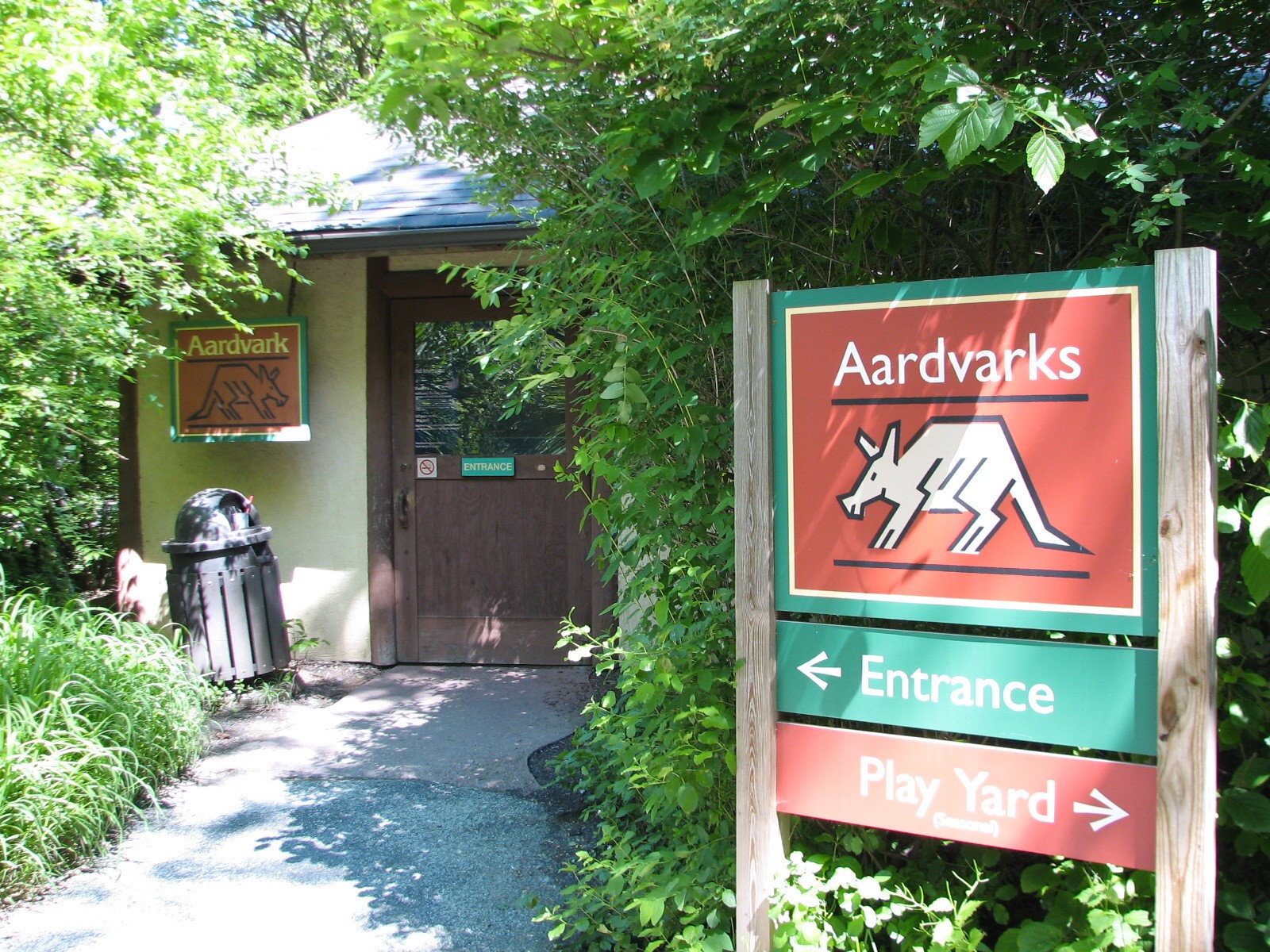 Habitat Africa! The Savannah - Aardvark Exhibit Entry